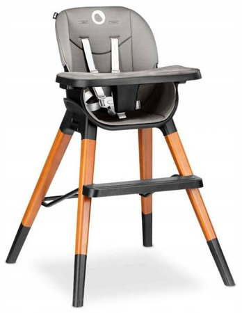 Lionelo Mona Krzesełko Do Karmienia Black Onyx