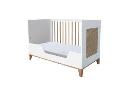 Theo Bebe Nami Łóżeczko Ratanowe 60x120cm Neige