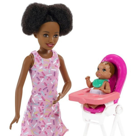 Barbie Skipper Opiekunka Zestaw + Lalka GRP41