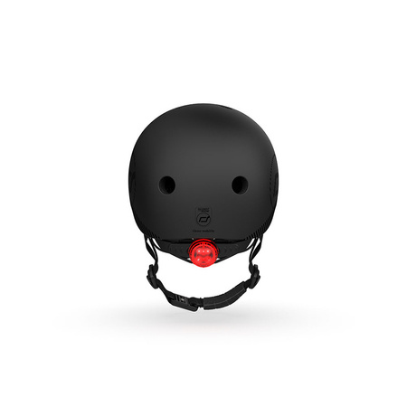 SCOOTANDRIDE Kask M-L dla starszych dzieci i nastolatków Black