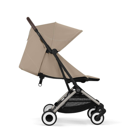 Cybex Orfeo Wózek Spacerowy Rama Taupe Almond Beige 2025