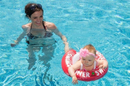 Swimtrainer Koło do Nauki Pływania 20-36 kg Żółty