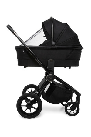 Muuvo Quick SE 2 Wózek Głęboko-Spacerowy Diamond Graphite + Cybex Aton B2 i-Size Fotelik Samochodowy 0-13kg + Baza One Volcano Black