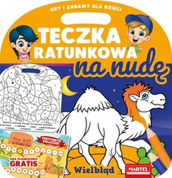 Teczka ratunkowa na nudę - wielbłąd z grą