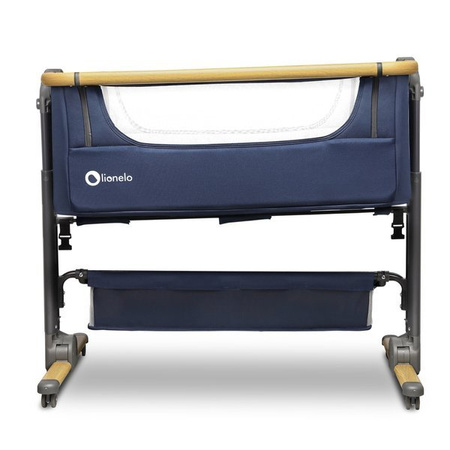 Lionelo Łóżeczko 3 w 1 Timon + Materac Navy Blue