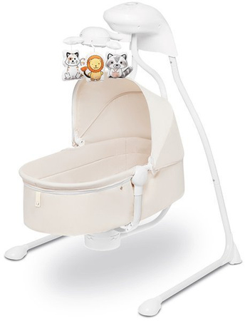 Lionelo Henny Leżaczek Bujaczek Huśtawka (beige)