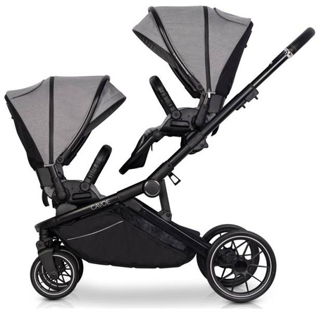 Cavoe Avec Wózek Głęboko-Spacerowy Bliźniaczy 2w1 Frost