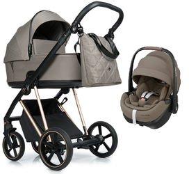 Roan Ivi 2.0 Wózek Głęboko-Spacerowy + Maxi-Cosi Pebble 360 Pro2 Fotelik Samochodowy