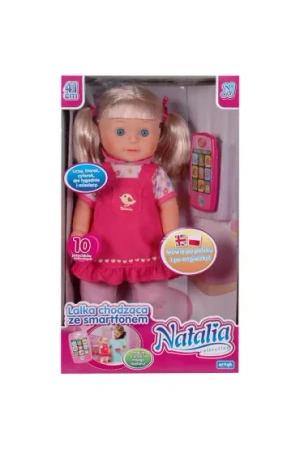 Artyk Lalka Natalia chodząca ze smartfonem