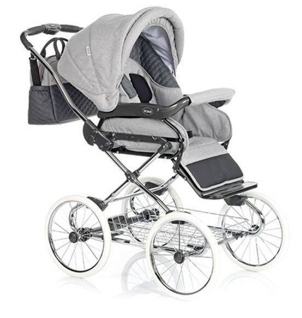 Roan Wózek Marita Prestige Głęboko-Spacerowy 2w1 P211 / Piankowe 14"