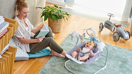 Kinderkraft Minky Huśtawka Elektryczna Mint