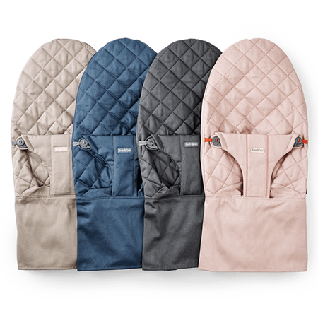 BabyBjorn Poszycie do Leżaczka Balance Bliss Cotton/Piaskowy Szary