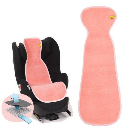 AeroMoov Wkładka Antypotowa do Fotelika 15-36 Flamingo