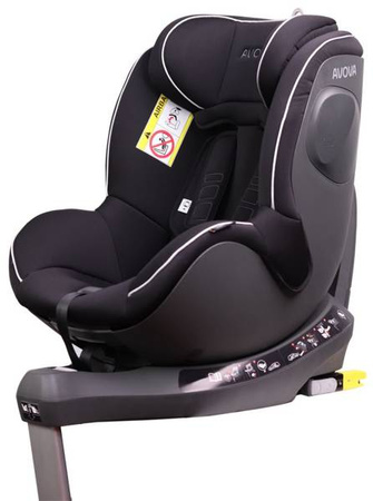 Avova Sperber-Fix i-Size Fotelik Samochodowy 40-105 cm Pearl Black