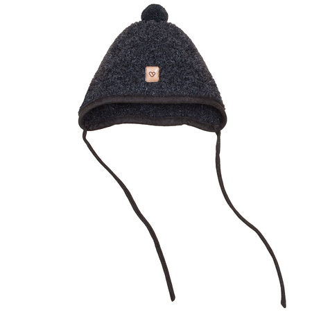 Zaffiro Czapeczka Tulip Nevada Wełniana S (6-12m) Anthracite