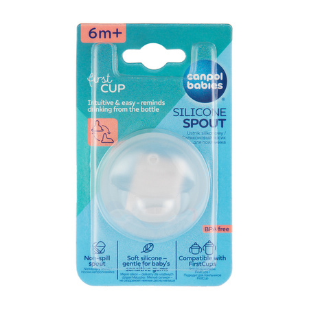 Canpol Babies Wymienny Ustnik Silikonowy Do Kubków FirstCup 56/616