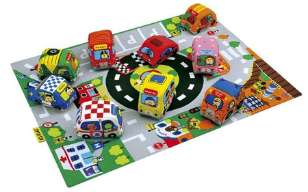 Training2s Zabawka Edukacyjna - Mata Edukacyjna Miasto + Samochodziki