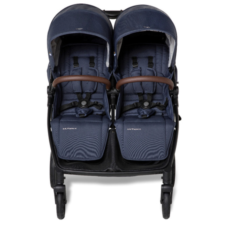 Mast M.Twin x Wózek Bliźniaczy Mast Swiss Design Koła Light Blueberry