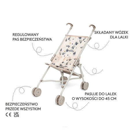 Skrallan Wózek Spacerowy Dla Lalek