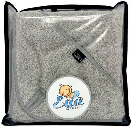 Ega Okrycie Kąpielowe Z Kapturkiem 75/75 1297 Szary
