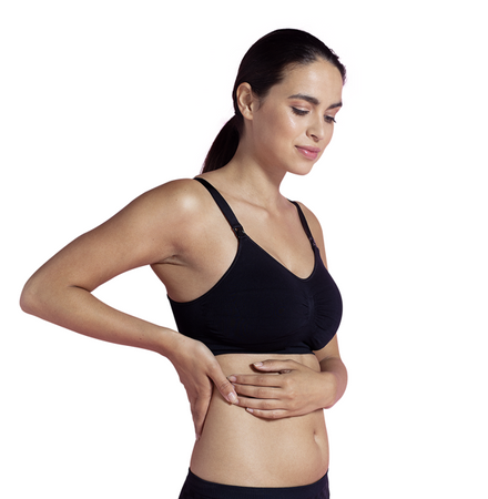 Carriwell Bezszwowy Biustonosz Do Karmienia Z Wkładką Formującą L 3322 Czarny