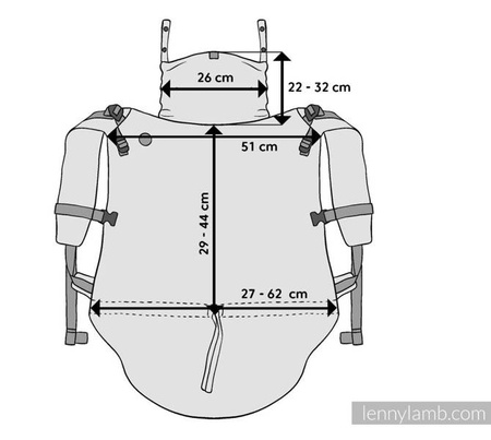 LennyLamb Nosidło Klamrowe Onbuhimo z Tkaniny Żakardowej 100% Bawełna Rozmiar Preschool Boho Eclectic