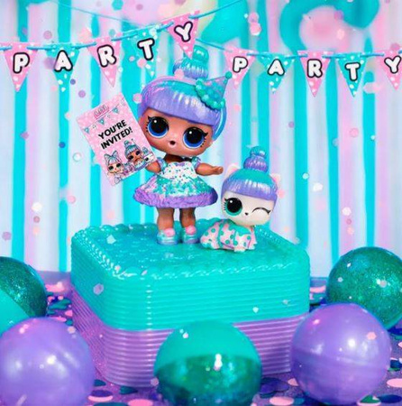 L.O.L lol Surprise Deluxe Present Ekskluzywny Prezent Niespodzianka Niebieski