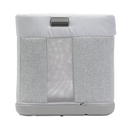 Chicco Next2Me Forever Łóżeczko Dostawne 3w1 do 22kg Ash Grey + Prześcieradło 2szt Pink Pois