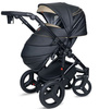 Coto Baby Quara Wózek Głęboko-spacerowy 02 Dark Grey Brown Eco