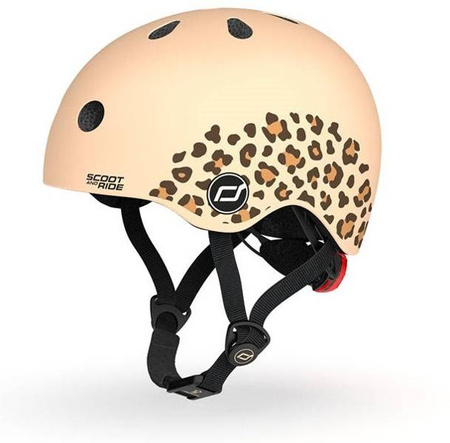 Scootandride Kask XXS-S Dla dzieci 1-5 Lat Leopard