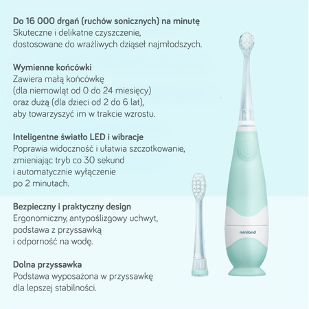 Miniland Soniczna Szczoteczka Do Zębów Dla Dzieci
