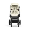 Cybex Eos Lux Wózek Głęboko-Spacerowy Rama Taupe Seashell Beige + Aton B2 i-Size Fotelik 0-13kg + Baza One Volcano Black