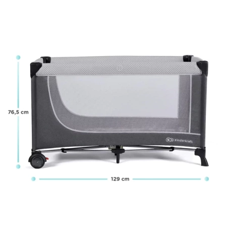 Kinderkraft Leody Łóżeczko Turystyczne Grey