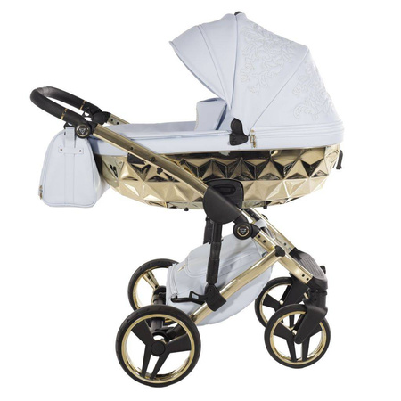 Tako Junama Enzo Wózek Głęboko-Spacerowy Złoty/Błękitny