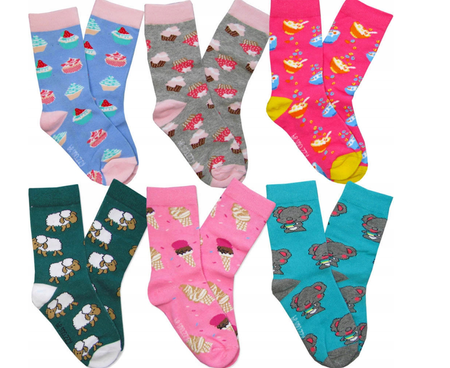 Be Snazzy Skarpetki Bawełniane Długie Wzorzyste Rozmiar 27-29