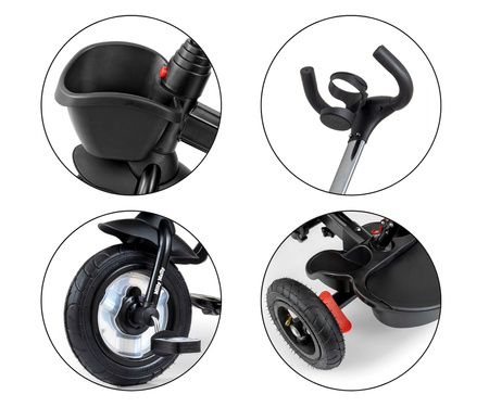 Milly Mally Rowerek Trójkołowy Movi Black-Pink