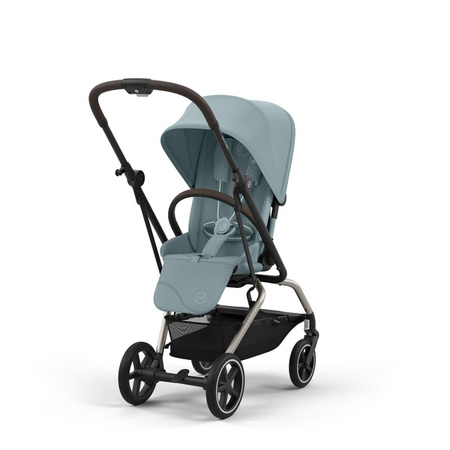 Cybex Eezy S Twist Plus 2 Wózek Spacerowy Rama Taupe Stormy Blue 2024