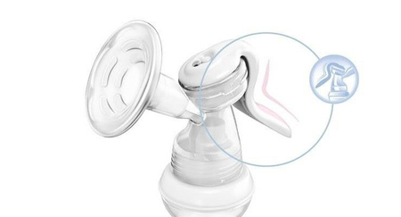 Chicco Natural Feeling Laktator Manualny + Wkładki Laktacyjne 60 szt.