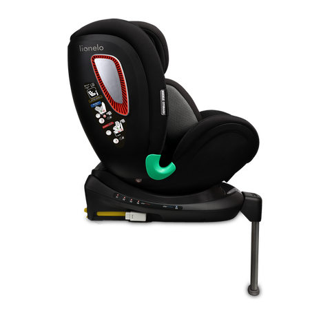 Lionelo Antoon Plus Fotelik Samochodowy ADAC 0-18kg Black Onyx