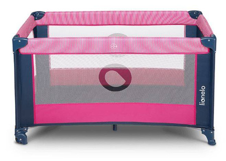 Lionelo Stefi Łóżeczko Turystyczne Pink Rose