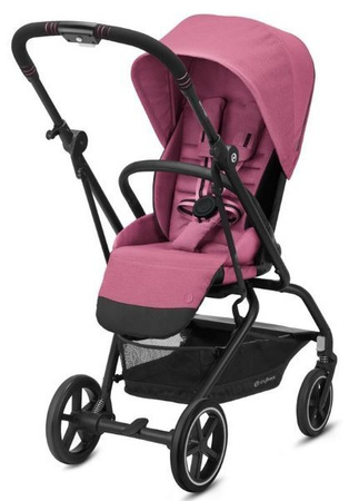 Cybex Eezy S Twist + Plus 2 Wózek Spacerowy Magnolia Pink - Czarna Rama