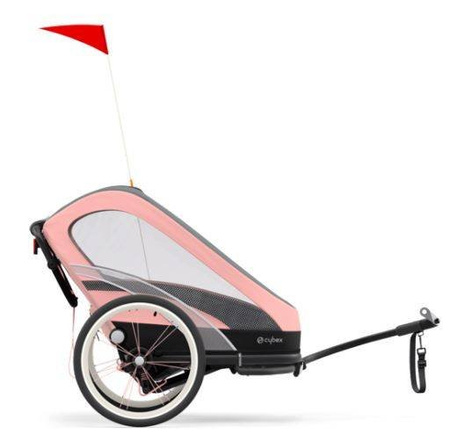 Cybex Zeno Siedzisko Przyczepki Do Biegania Do Roweru Cybex Sports Silver Pink