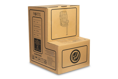 Caretero Fortis i-Size Fotelik Samochodowy 0-36 kg Grey