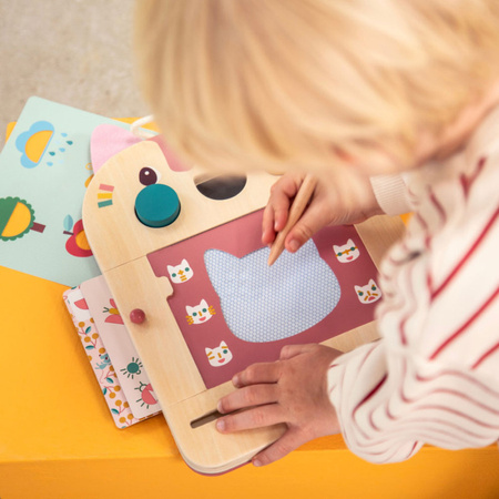 Lilliputiens Drewniana tablica – znikopis Kotka Jeanne 18m+