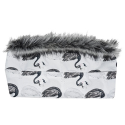 EKO Uniwersalna Mufka Do Wózka Białe Łabędzie