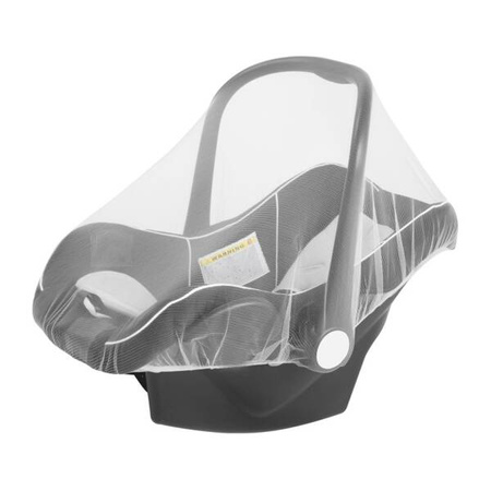 Caretero Uniwersalna Moskitiera Do Fotelika Biała