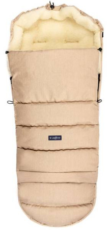 Zaffiro iGrow 2.0 Śpiworek Do Wózka Wełna Melanż Beżowy
