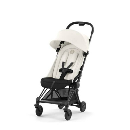 Cybex Coya Wóżek Spacerowy Rama Matt Black Off White + Cybex Coya Moskitiera Black