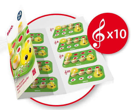 Brio Piłka Zabawka Muzyczna Gąsienica