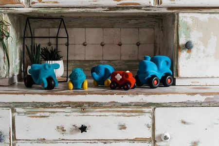 Rubbabu Zestaw 6 sensorycznych Zwierzątek Pojazdów